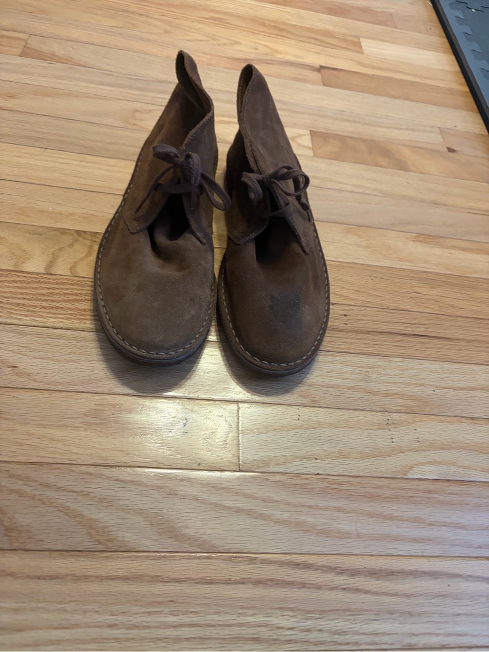 Men's J Crew Brown Suede Chukka Boots